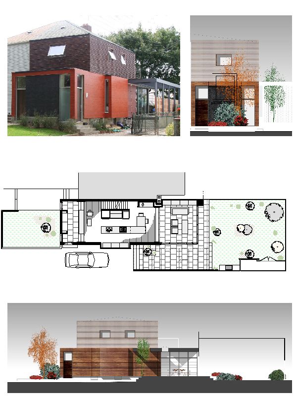 Modern Architecture. Renovation and addition to a duplex in Canarsie, Brooklyn, NY